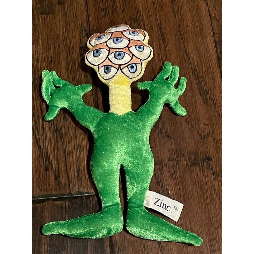 Cosmo Critters Zinc Plush Alien BOZ Limited Edition 1990s Monster eye balls 8"